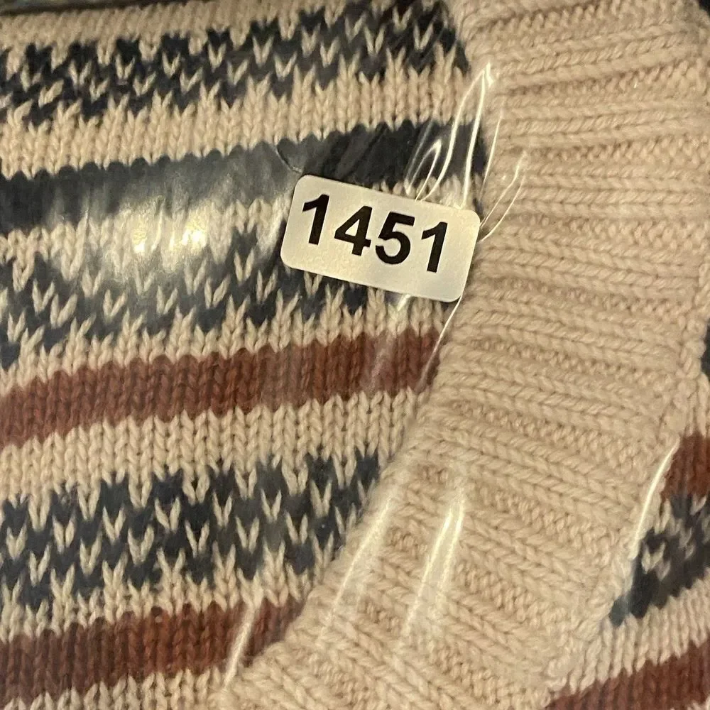 American‎ Rag Men's Chalet Geometric Print Grandpa Cosby Pullover Sweater Sz XL